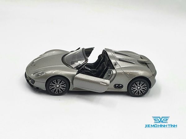 Xe Mô Hình PORSCHE 918 SPYDER (CONCEPT) 1:36 Welly ( Xám )