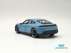 Xe Mô Hình PORSCHE TAYCAN TURBO S 1:36 Welly ( Xanh )