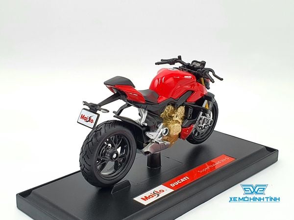 Xe Mô Hình Ducati Super Naked V4 S 1:18 Maisto ( Đỏ )