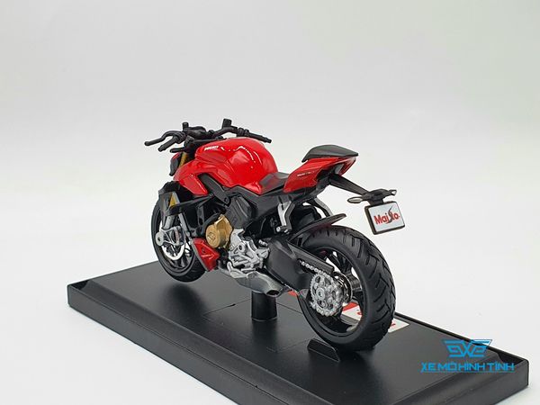 Xe Mô Hình Ducati Super Naked V4 S 1:18 Maisto ( Đỏ )