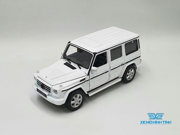 XE MÔ HÌNH MERCEDES-BENZ G55 1:24 WELLY (TRẮNG)