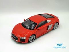 XE MÔ HÌNH AUDI R8 V10 1:18 WELLY (ĐỎ)