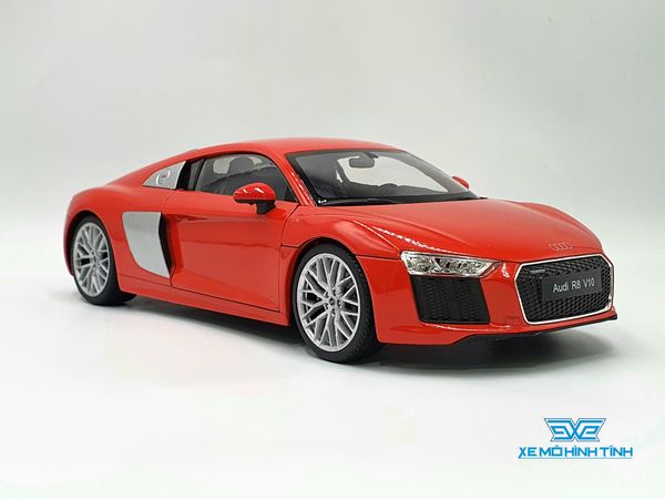 XE MÔ HÌNH AUDI R8 V10 1:18 WELLY (ĐỎ)