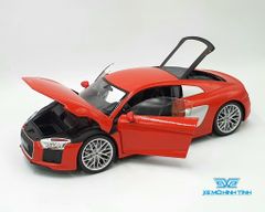 XE MÔ HÌNH AUDI R8 V10 1:18 WELLY (ĐỎ)