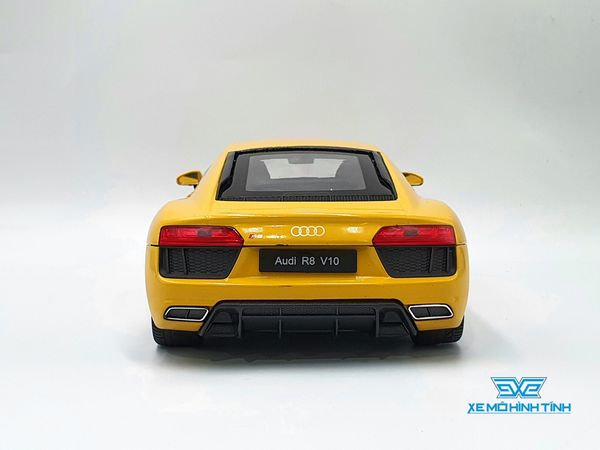 XE MÔ HÌNH AUDI R8 V10 1:18 WELLY NEX (VÀNG)