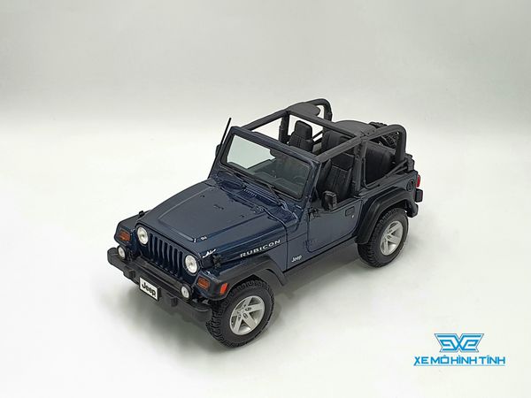 XE MÔ HÌNH JEEP WRANGLER RUBICON 1:18 MAISTO (XANH)