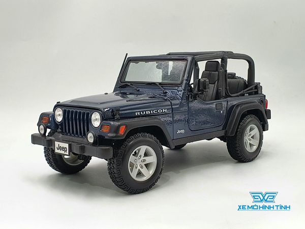 XE MÔ HÌNH JEEP WRANGLER RUBICON 1:18 MAISTO (XANH)