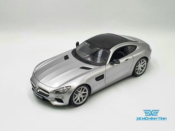 XE MÔ HÌNH MERCEDES-BENZ GT AMG 1:18 MAISTO (BẠC)