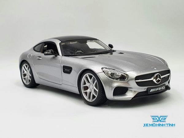 XE MÔ HÌNH MERCEDES-BENZ GT AMG 1:18 MAISTO (BẠC)