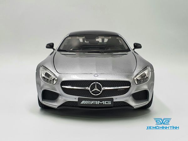 XE MÔ HÌNH MERCEDES-BENZ GT AMG 1:18 MAISTO (BẠC)