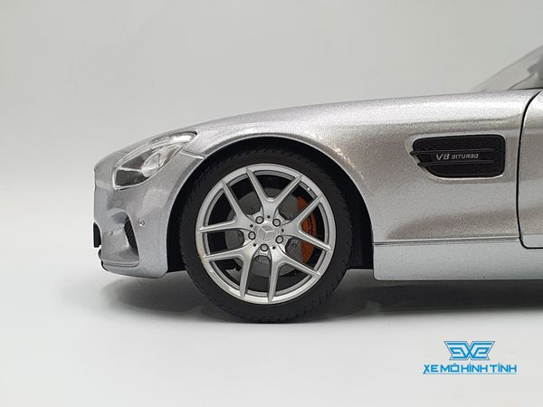 XE MÔ HÌNH MERCEDES-BENZ GT AMG 1:18 MAISTO (BẠC)