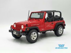 XE MÔ HÌNH JEEP WRANGLER CONVERTIBLE 2014 1:18 MAISTO (ĐỎ)