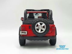 XE MÔ HÌNH JEEP WRANGLER CONVERTIBLE 2014 1:18 MAISTO (ĐỎ)