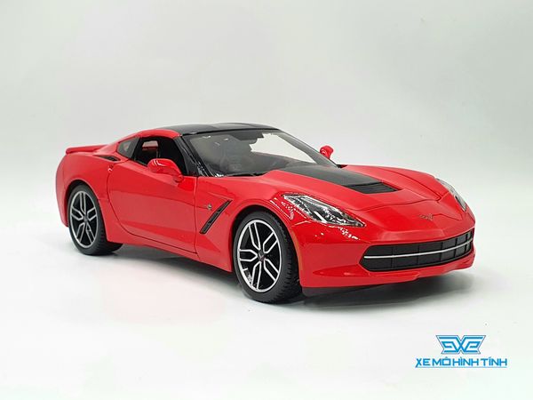 XE MÔ HÌNH CORVETTE STINGRAY Z51 2014 1:18 MAISTO (ĐỎ)