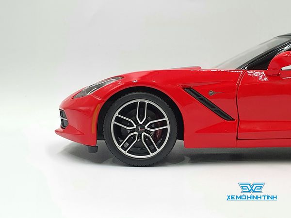 XE MÔ HÌNH CORVETTE STINGRAY Z51 2014 1:18 MAISTO (ĐỎ)