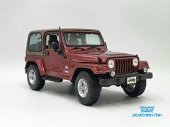 XE MÔ HÌNH JEEP WRANGLER SAHARA 1:18 MAISTO (NÂU)