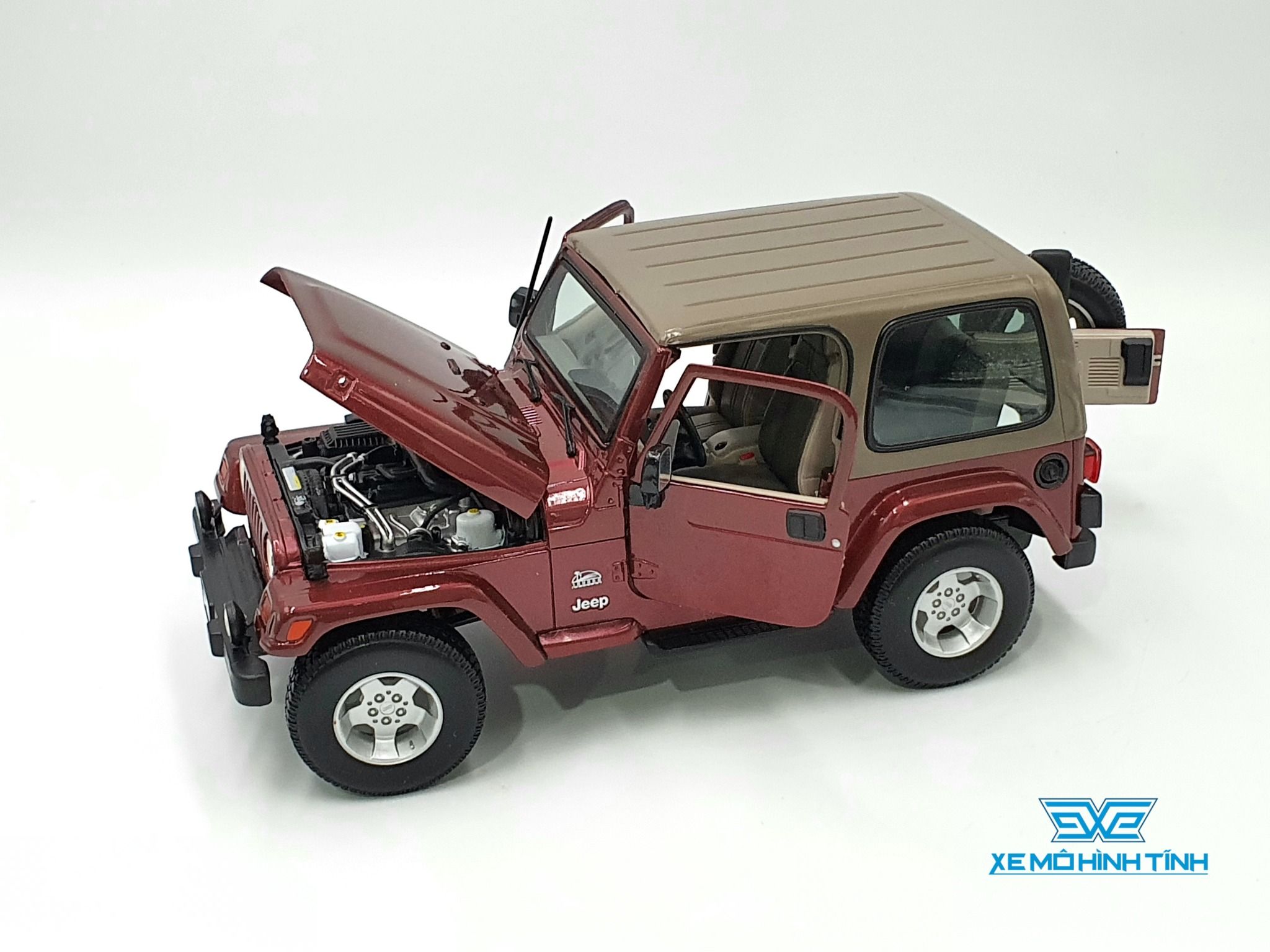 Xe Mô Hình Jeep Wrangler Sahara 1:18 Maisto (Nâu) – Shop Xe Mô Hình Tĩnh