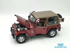 XE MÔ HÌNH JEEP WRANGLER SAHARA 1:18 MAISTO (NÂU)