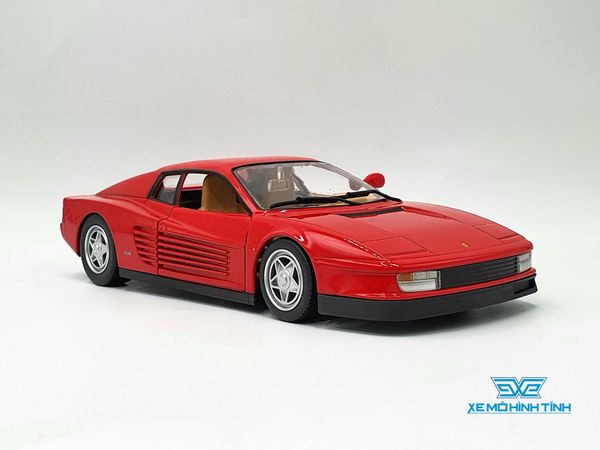 XE MÔ HÌNH FERRARI TESTAROSSA 1:24 BBURAGO (ĐỎ)