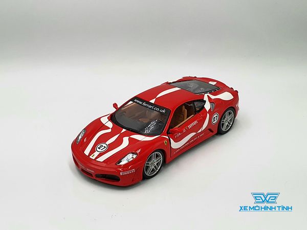 XE MÔ HÌNH FERRARI F430 FIORANO 1:24 BBURAGO (ĐỎ)