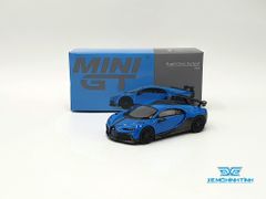 Xe Mô Hình Bugatti Chiron Pur Sport 1:64 MiniGT Blue