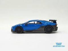 Xe Mô Hình Bugatti Chiron Pur Sport 1:64 MiniGT Blue