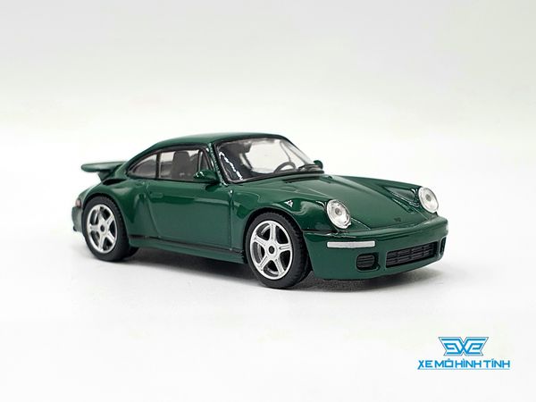 Xe Mô Hình RUF CTR Anniversary Irish Green 1:64 MiniGT ( Xanh Lá )