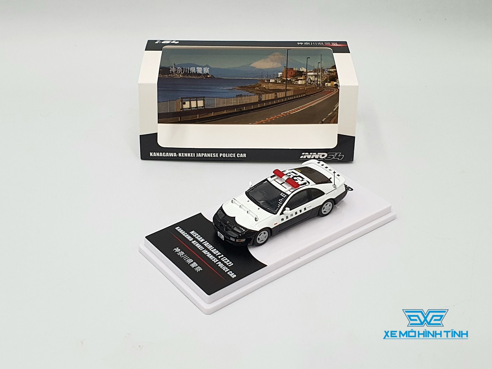 Xe Mô Hình Nissan Fairlady Z (Z32) Kanagawa-Kenkei Japanese