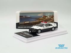 Xe Mô Hình Nissan Fairlady Z (Z32) Kanagawa-Kenkei Japanese Police Car 1:64 Inno Models ( Trắng Police )