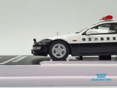 Xe Mô Hình Nissan Fairlady Z (Z32) Kanagawa-Kenkei Japanese Police Car 1:64 Inno Models ( Trắng Police )