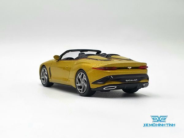 Xe Mô Hình Bentley Mulliner Bacalar Yellow Flame LHD 1:64 MiniGT ( vàng )