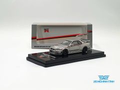 Xe Mô Hình Nissan Skyline GT-R (R34) Nismo R-Tune Silver 1:64 INNO ( Bạc )