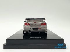 Xe Mô Hình Nissan Skyline GT-R (R34) Nismo R-Tune Silver 1:64 INNO ( Bạc )