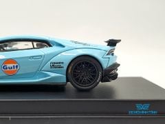 Xe Mô Hình Lamborghini Huracan LB*Performance 1:64 JEC ( Xanh Gulf )