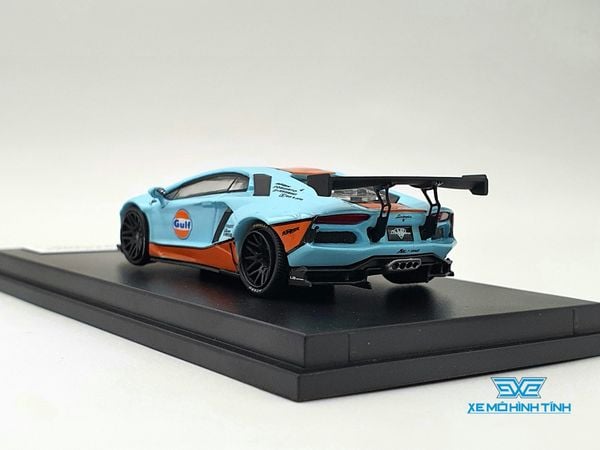 Xe Mô Hình Lamborghini Aventador LB*Performance Limited 999 1:64 JEC ( Xanh Gulf )