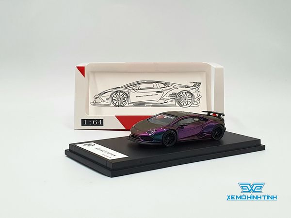 Xe Mô Hình Lamborghini Huracan LB*Performance 1:64 JEC ( Tím Biến Màu )