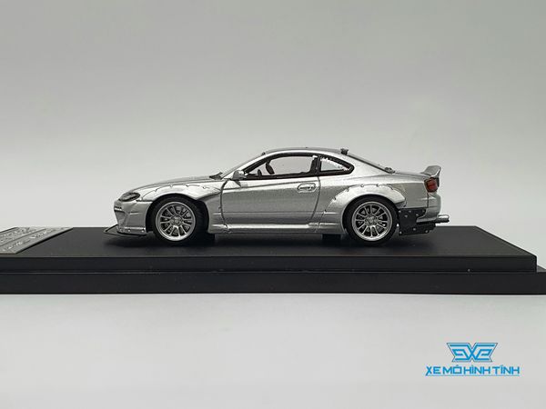 Xe Mô Hình Nissan Silvia S15 1:64 Street Weapon ( Bạc )