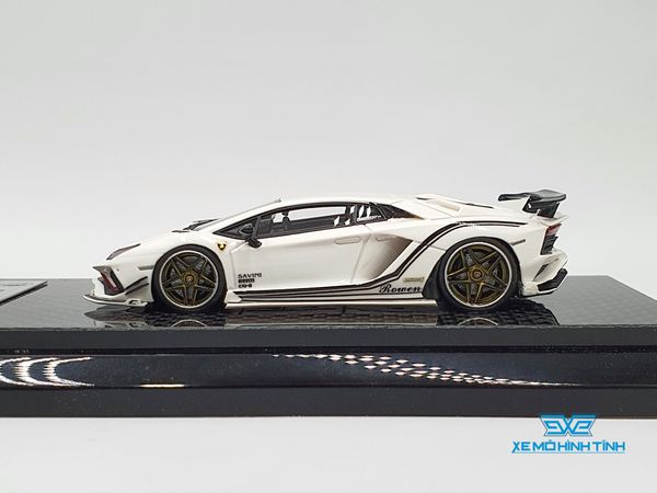 Xe Mô Hình Rowen Lamborghini Aventador S 1:64 YM Model ( Trắng )