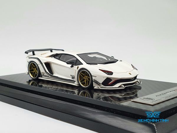 Xe Mô Hình Rowen Lamborghini Aventador S 1:64 YM Model ( Trắng )