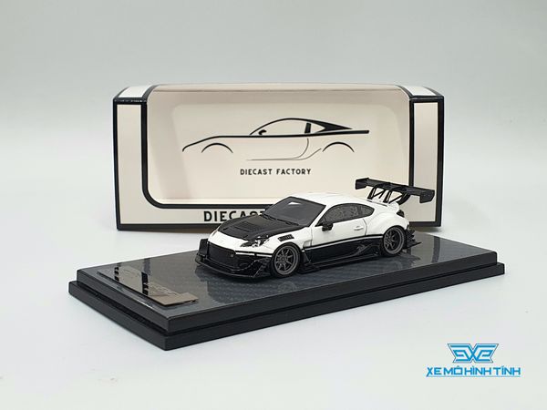 Xe Mô Hinh Toyota Gr86 1:64 Diecast Factory ( Trắng )