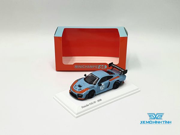 Xe Mô Hình Porsche 935/19 - 2018 #70 1:64 Minichamps ( Xanh )