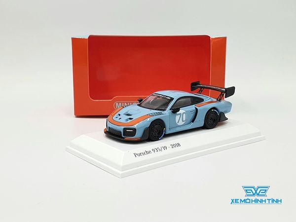 Xe Mô Hình Porsche 935/19 - 2018 #70 1:64 Minichamps ( Xanh )