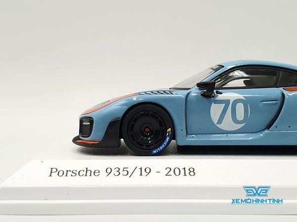 Xe Mô Hình Porsche 935/19 - 2018 #70 1:64 Minichamps ( Xanh )