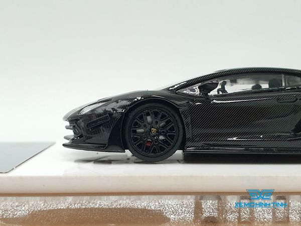 Xe Mô Hình Lamborghini Aventador Limited 499pcs 1:64 TPC ( Đen )