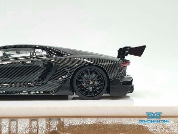 Xe Mô Hình Lamborghini Aventador Limited 499pcs 1:64 TPC ( Đen )