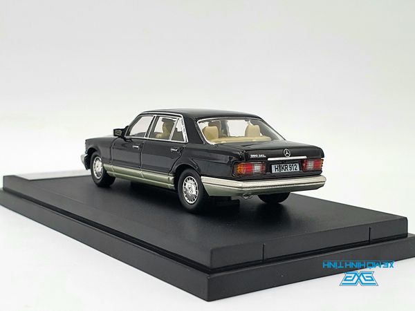 Xe Mô Hình Mercede-Benz 560sel W126 1:64 Master ( Đen )