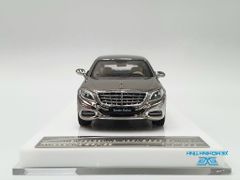 Xe Mô Hình Mercedes - Maybach S600 Pullman 1:64 Stance Hunters (Bạc Crom )