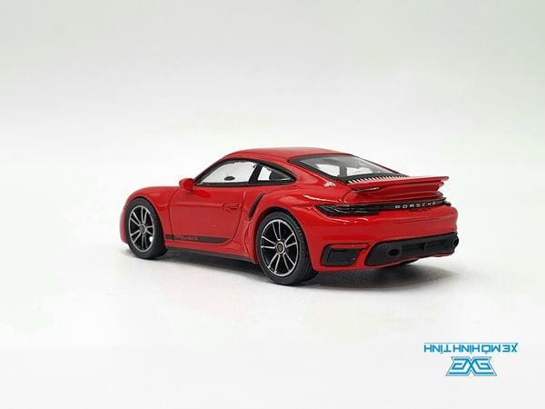 Xe Mô Hình Porsche 911 Turbo S Guards Red LHD 1:64 Minigt ( Đỏ )