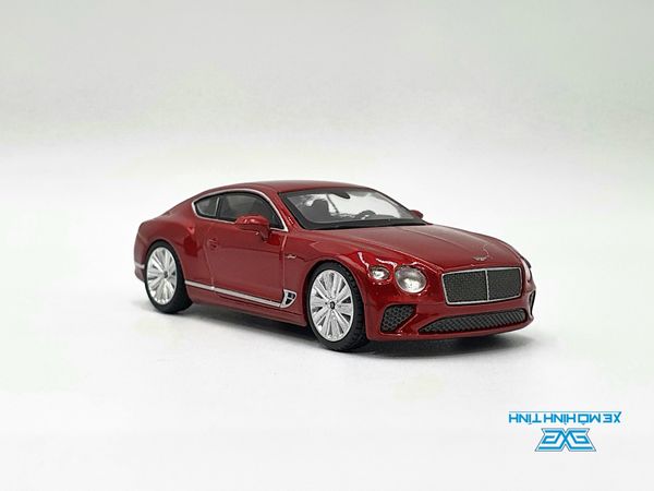 Xe Mô Hình Bentley Continental GT Speed 2022 Candy Red LHD 1:64 Minigt ( Đỏ )