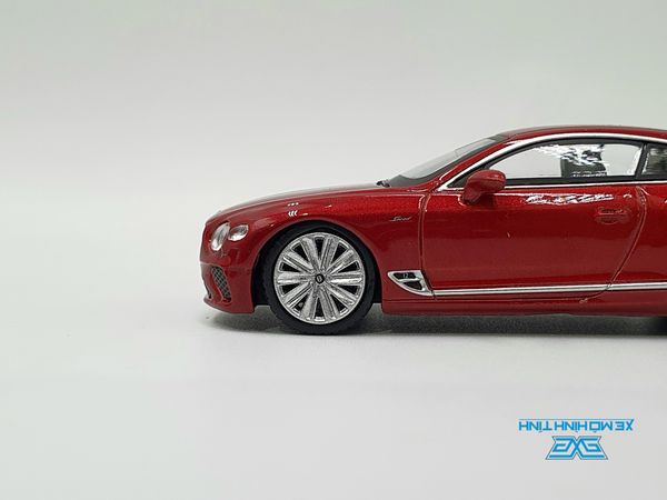 Xe Mô Hình Bentley Continental GT Speed 2022 Candy Red LHD 1:64 Minigt ( Đỏ )